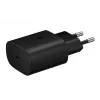 Samsung 25W USB-C Super Fast Charging reisiadapter USB-C–USB-C kaabliga - must