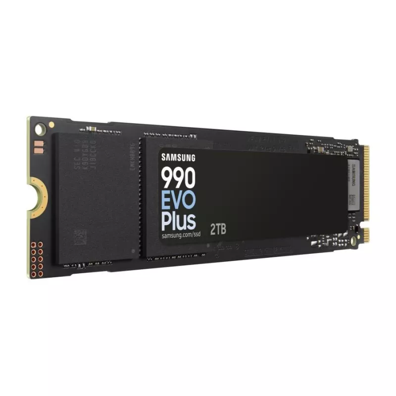 Samsung 990 EVO Plus SSD, 2 TB, M.2, PCIe 4.0, 7150 MB/s, 1350000 IOPS, Must