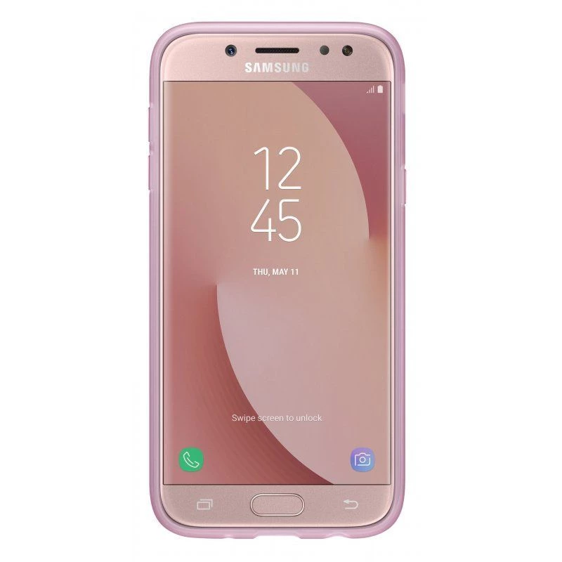 Samsung AJ330TPEG Jelly Cover Galaxy J3 (2017) jaoks Roosa