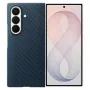 Samsung Carbon Magnet ümbris Galaxy Fold 8 Ultra jaoks, mereväesinine
