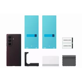 Samsung Carbon Magnet ümbris Galaxy Z Fold 8 Ultra jaoks - punane (EF-KF976SREGWW)