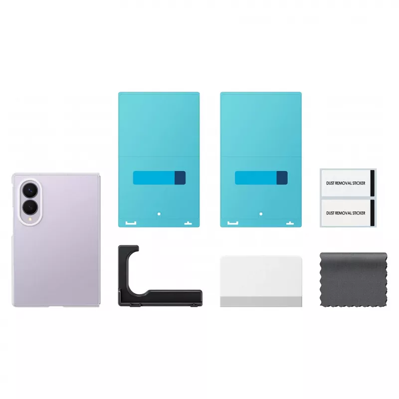 Samsung Clear Case Galaxy Z Fold8 jaoks läbipaistev polükarbonaadist tagakaas juhtmevaba laadimise toega (EF-QF971CTEGWW)