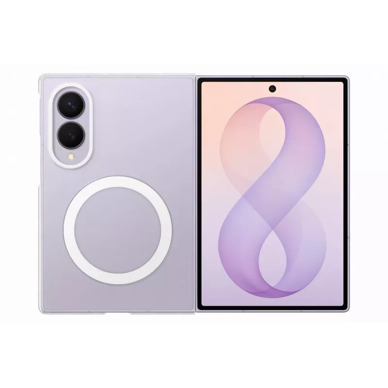 Samsung Läbipaistev Magnetümbris Galaxy Z Fold5 jaoks, Läbipaistev