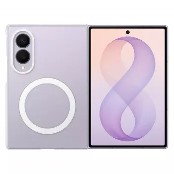 Samsung Läbipaistev Magnetümbris Galaxy Z Fold5 jaoks, Läbipaistev