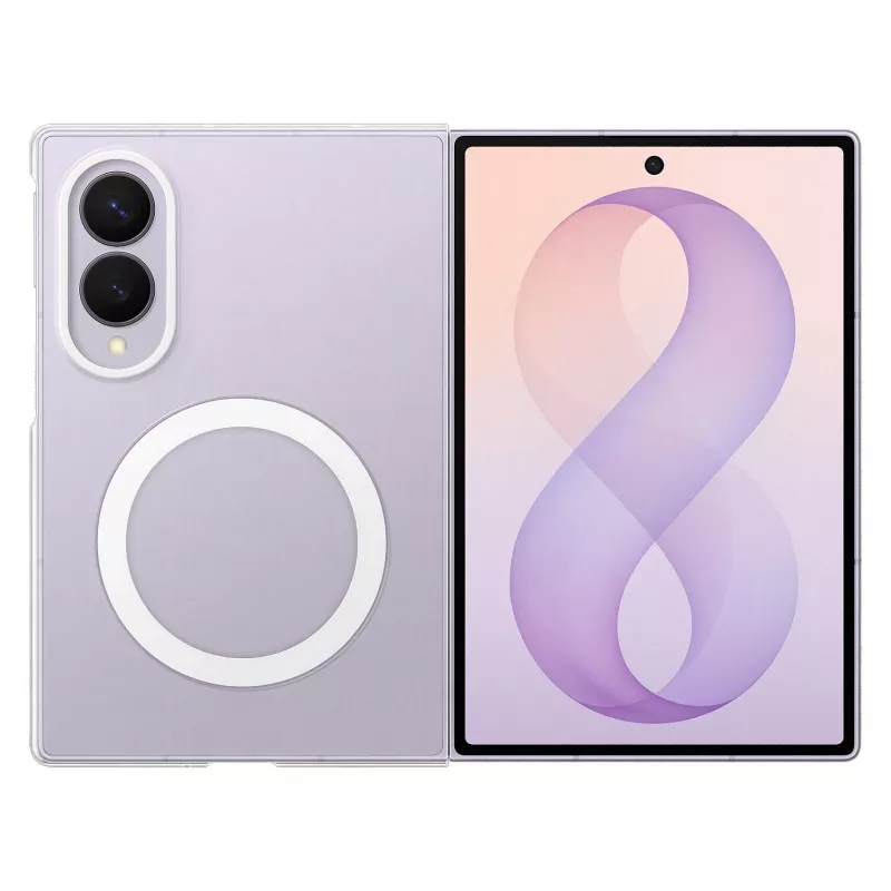 Samsung Läbipaistev Magnetümbris Galaxy Z Fold5 jaoks, Läbipaistev