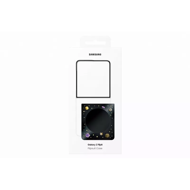 Samsung EF-FF776CBEGWW Flipsuit ümbris Galaxy Z Flip8 jaoks, must