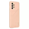 Samsung EF-OA336TPEGWW Kaardipesaga tagakaas Galaxy A33 5G jaoks, Virsikuvärv