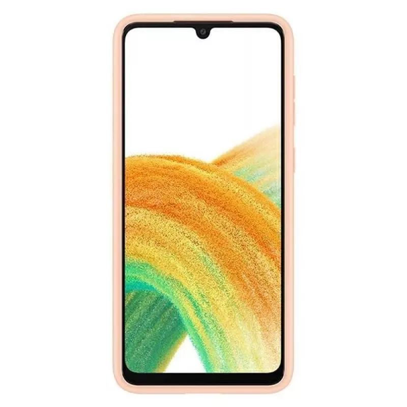 Samsung EF-OA336TPEGWW Kaardipesaga tagakaas Galaxy A33 5G jaoks, Virsikuvärv