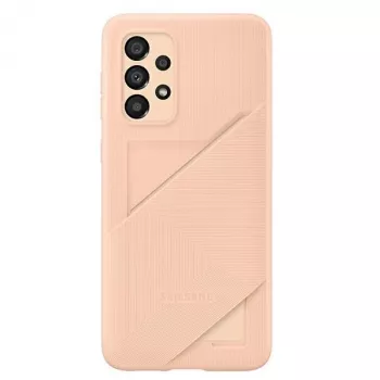 Samsung EF-OA336TPEGWW Kaardipesaga tagakaas Galaxy A33 5G jaoks, Virsikuvärv