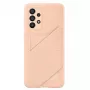 Samsung EF-OA336TPEGWW Kaardipesaga tagakaas Galaxy A33 5G jaoks, Virsikuvärv