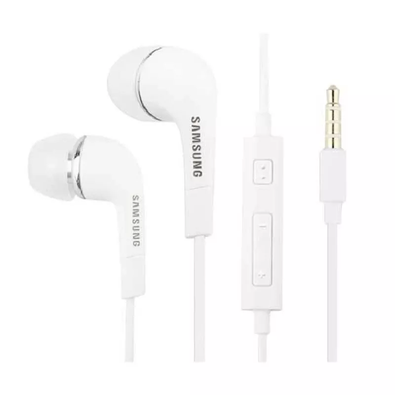 Samsung EHS64AVFWE Stereo In-Ear Headset with Volume Control, White (Bulk)