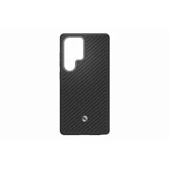 Samsung Enzo Aramiidkate Galaxy S25 Ultrale - Must Hõbedane