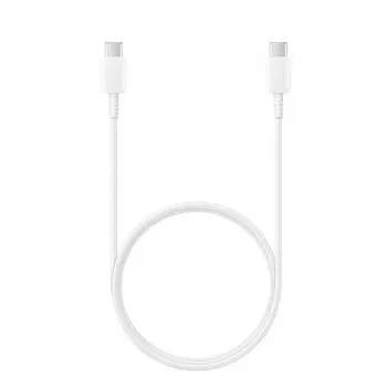 Samsung EP-DA905BWE USB-C to USB-C andmekaabel 3A 1m Valge (hulgipakend)