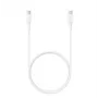 Samsung EP-DA905BWE USB-C to USB-C andmekaabel 3A 1m Valge (hulgipakend)