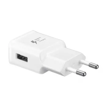 Samsung EP-TA200EWE Adaptive Fast Charging 15W USB seinelaadija Valge (OEM)