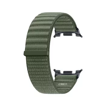 Samsung kangasrihm (M/L) Galaxy Watch9 & Watch8 jaoks - oliivivärvi kootud nailonist nutikella rihm