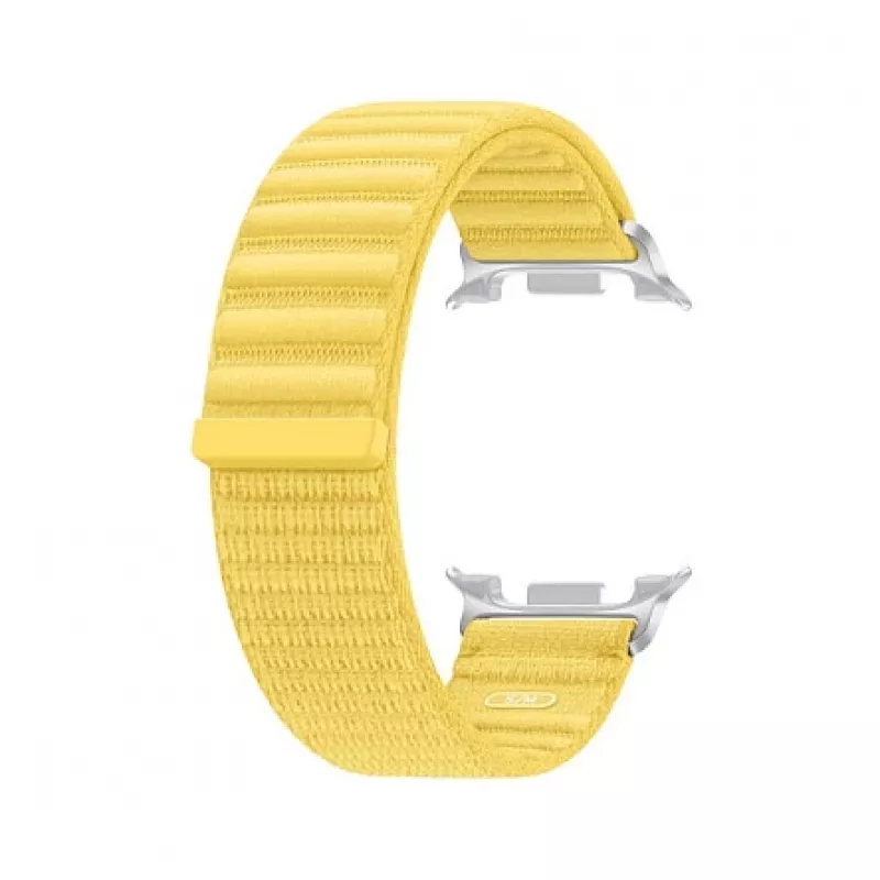 Samsung riidest rihm (S/M) Galaxy Watch9 (Watch8) jaoks – kollane nailonrihm