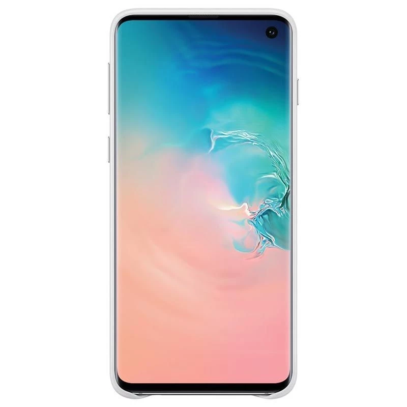 Samsung Galaxy S10 nahkkate valge