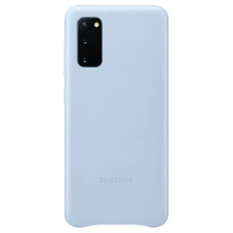 Samsung Galaxy S20 Leather Cover Case Blue
