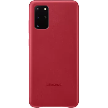 Samsung Galaxy S20 Plus Leather Cover Red