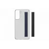 Samsung Galaxy S21 FE Clear Strap Cover Case Dark Gray