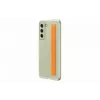 Samsung Galaxy S21 FE Clear Strap Cover Case Olive Green