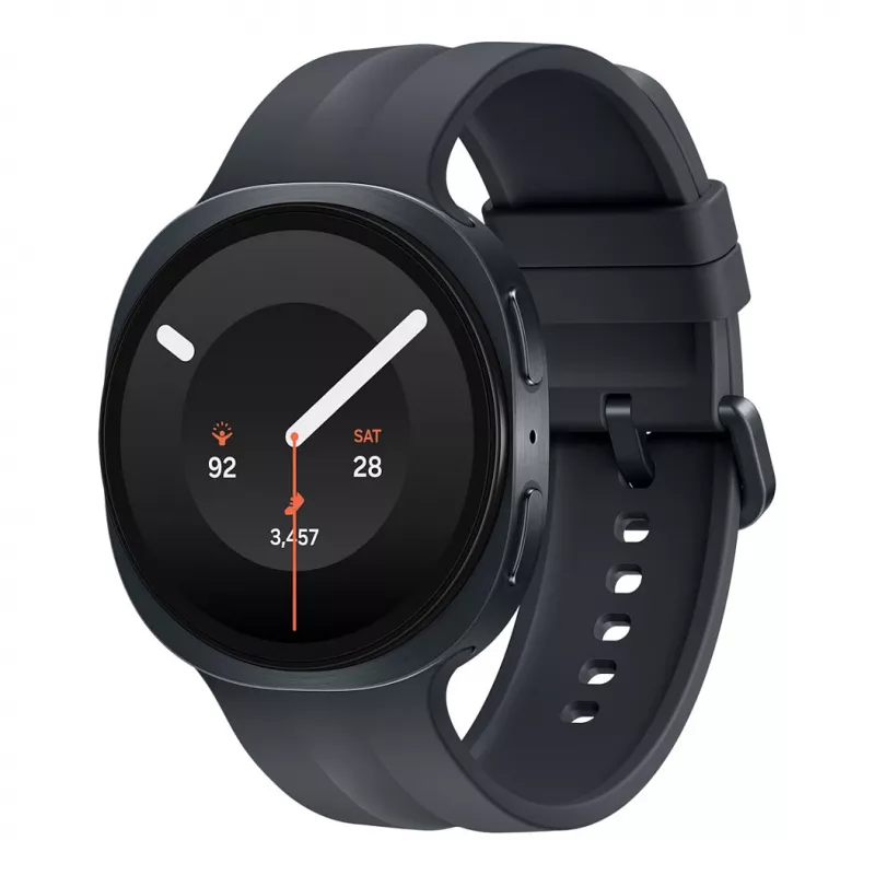 Samsung Galaxy Watch9 LTE nutikell 44mm grafiit ja must spordirihm M/L Super AMOLED ekraan
