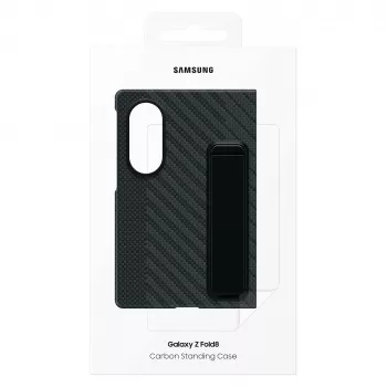 Samsung Galaxy Z Fold8 Carbon püstine ümbris tugijalaga – must, EF-XF971SBEGWW
