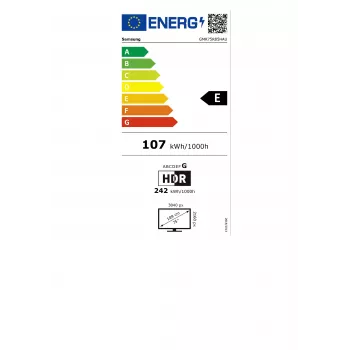 Samsung GMR75R85HAUXZG 75-tolline 4K Ultra HD Micro RGB Smart TV Tizen, HDMI, USB-hub, VESA 400x300 mm, LAN, Wi-Fi, kõlariga