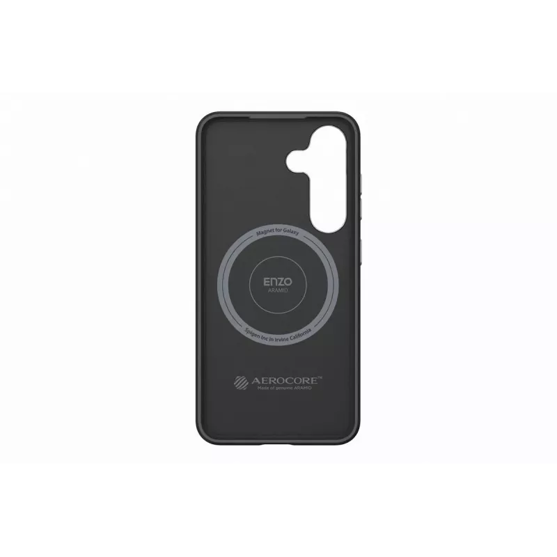 Samsung GP-FPS931PGABW Enzo Aramid Case for Samsung Galaxy S25, Black Silver