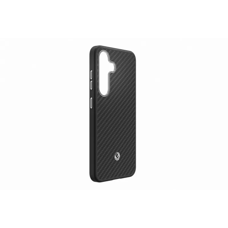 Samsung GP-FPS931PGABW Enzo Aramid Case for Samsung Galaxy S25, Black Silver
