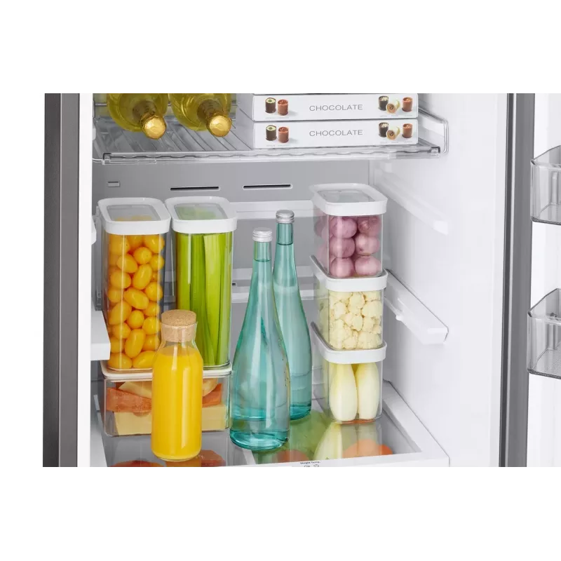 Samsung RB38C7B6BS9/EF Külmik alumise sügavkülmikuga, 390L kogumaht, No Frost, Digital Inverter Compressor, Roostevaba terase välimus, Wi-Fi SmartThings
