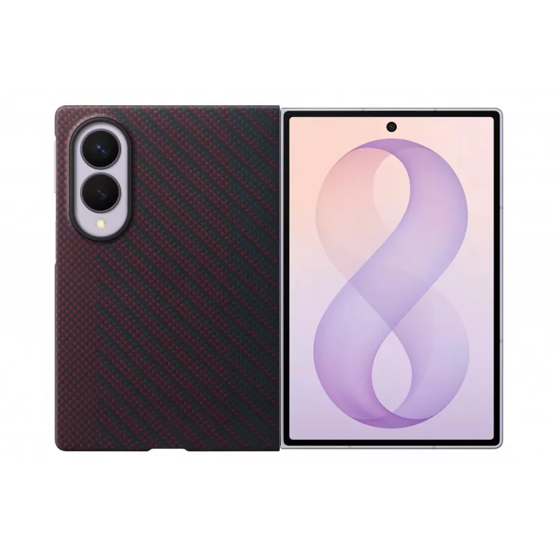 Samsung S Pen Fold Edition (EF-KF971SREGWW) - Red Carbon Magnet Galaxy Z Fold 5 jaoks