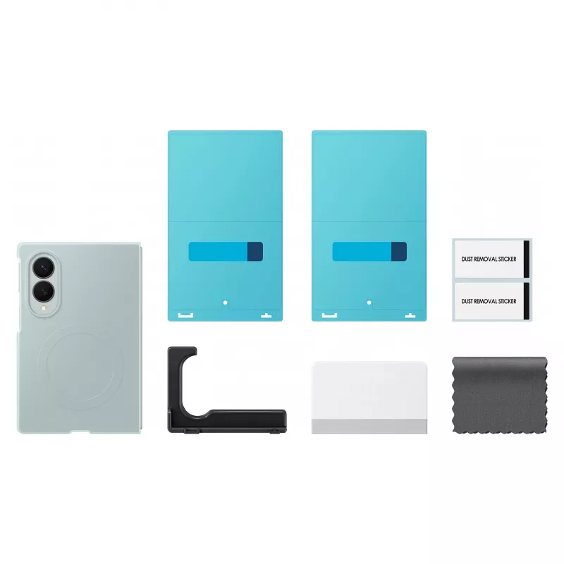 Samsung Silicone Magnet ümbris Galaxy Z Fold 8 jaoks, roheline