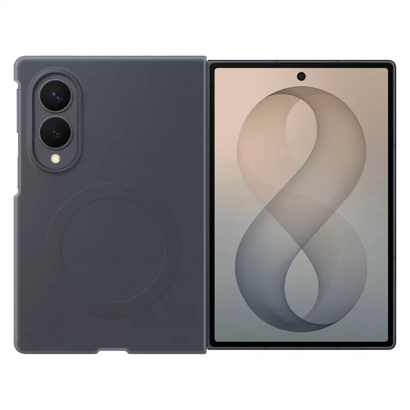 Samsungi silikoonist magnetümbris Galaxy Z Fold5 jaoks, must