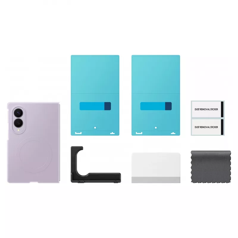 Samsung silikoonist magnetümbris Galaxy Z Fold8 jaoks, violetne