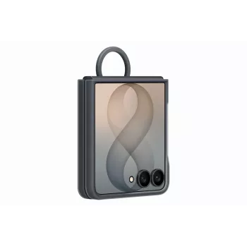 Samsung silikoonist rõngasmagnetiline ümbris Galaxy Z Flip8 jaoks, must (EF-EF776CBEGWW)