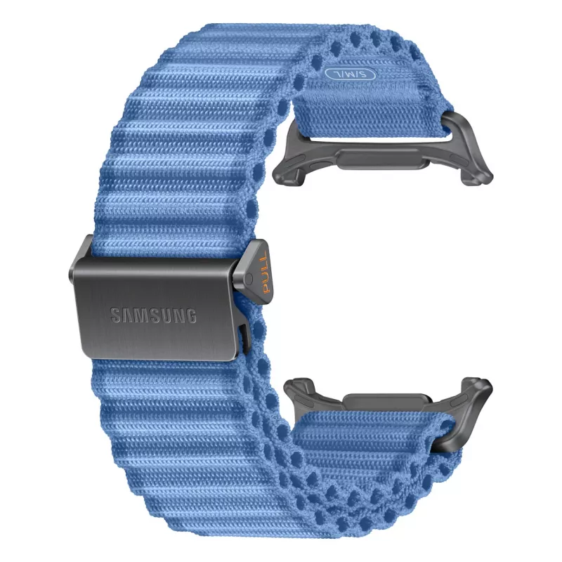 Samsung Trail Band Galaxy Watch Ultra/2 jaoks, sinine, 22mm fluoroelastomeer, titaanist G-konks