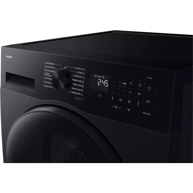 Samsung WD90HG5U34BBLE 9kg/6kg pesu-kuivatusmasin EcoBubble, 1400 p/min, valge