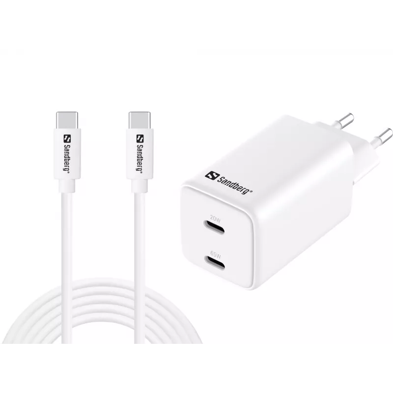 Sandberg AC laadija USB-C PD65W EU 3M (441-76)