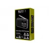 SANDBERG kõlar raadio FM+BT taaslaetav kaasaskantav Bluetooth-kõlar FM-raadio, AUX, USB, MicroSD, 6W, must