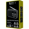 SANDBERG kõlar raadio FM+BT taaslaetav kaasaskantav Bluetooth-kõlar FM-raadio, AUX, USB, MicroSD, 6W, must