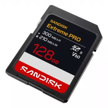 SanDisk Extreme PRO 128GB SDXC UHS-II mälukaart (V60, U3)