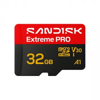 SanDisk Extreme PRO microSDHC 32GB UHS-I U3 V30 mälukaart, lugemiskiirus kuni 100 MB/s