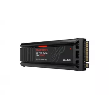 SanDisk Optimus GX PRO 8100 2TB M.2 2280 PCIe Gen5 x4 NVMe SSD integreeritud jahutusradiaatoriga