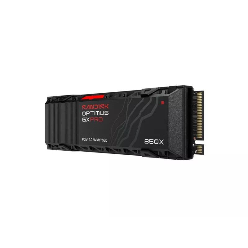 SanDisk Optimus GX PRO 850X 4TB sisemine SSD, M.2 2280 D5-M, PCIe 4.0 x4 NVMe, TCG Opal Encryption 2.01, integreeritud jahutusradiaator