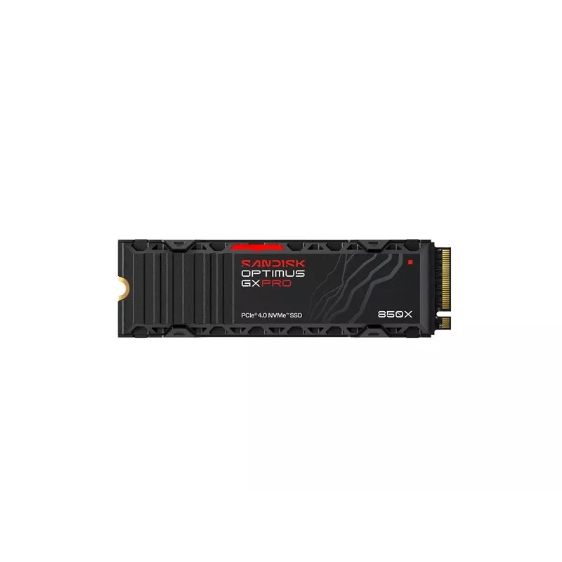 SanDisk Optimus GX PRO 850X NVMe SSD koos jahutusradiaatoriga, 8TB, M.2 2280, PCIe Gen4 x4 00226999