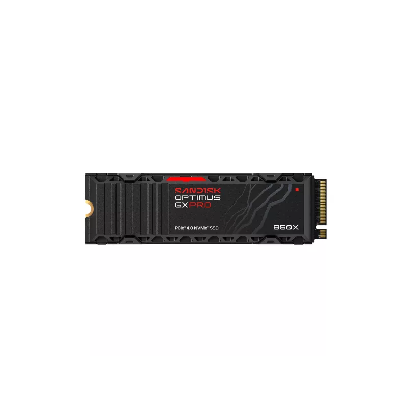 SanDisk Optimus GX PRO 850X NVMe SSD koos jahutusradiaatoriga, 8TB, M.2 2280, PCIe Gen4 x4 00226999