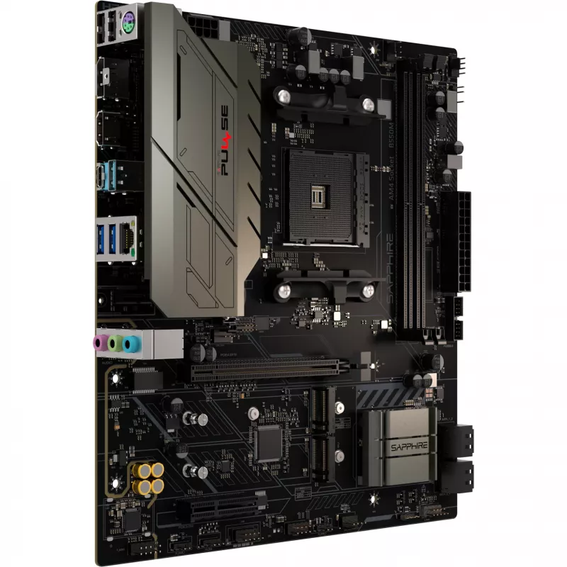 SAPPHIRE PULSE B550M AMD AM4 DDR4 Micro-ATX emaplaat