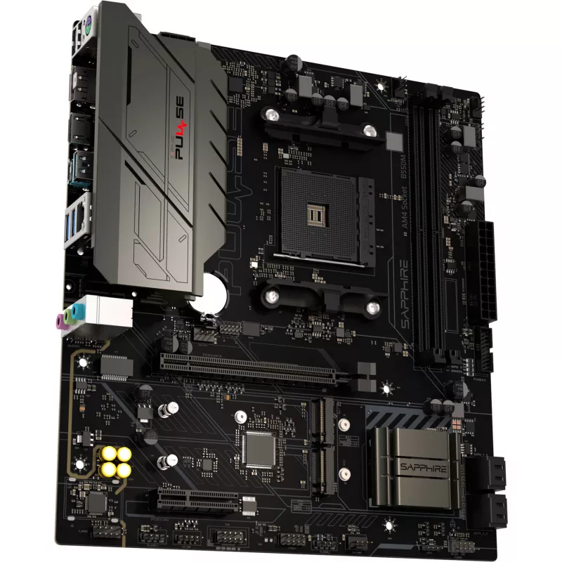 SAPPHIRE PULSE B550M AMD AM4 DDR4 Micro-ATX emaplaat
